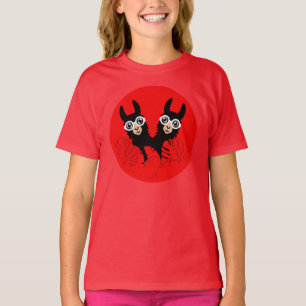 Camiseta Día nacional gemelo Llama Alpaca 18 de diciembre