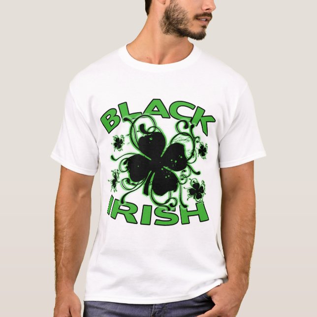 Camiseta Día negro del St Patricks del irlandés (Anverso)