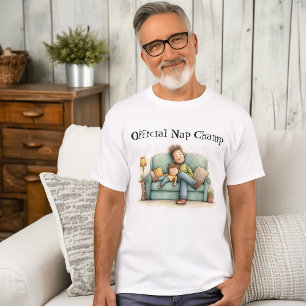 Camiseta Día oficial del Padre del Campeón de Nap