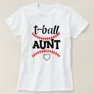 Camiseta Día orgulloso del juego de béisbol de tía Women