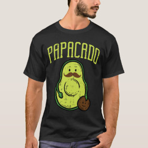 Camiseta Día Papacado Papa Aguacado Funny Vegan Guacamole D