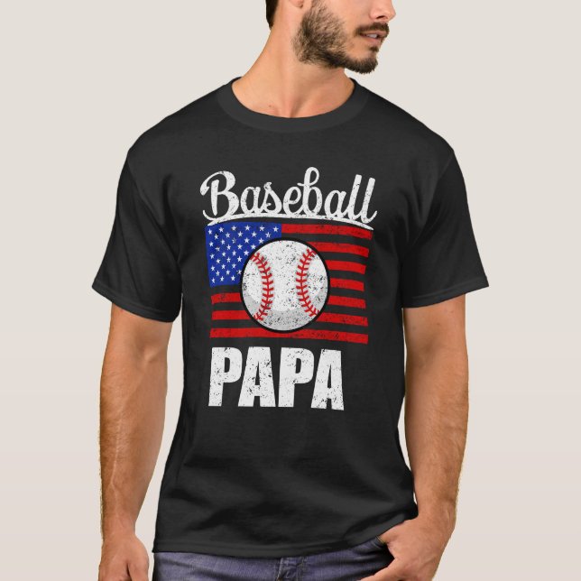 Camiseta Día para hombre del juego del abuelo de la bandera (Anverso)