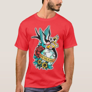 Camiseta Día para salvar el planeta tatuaje