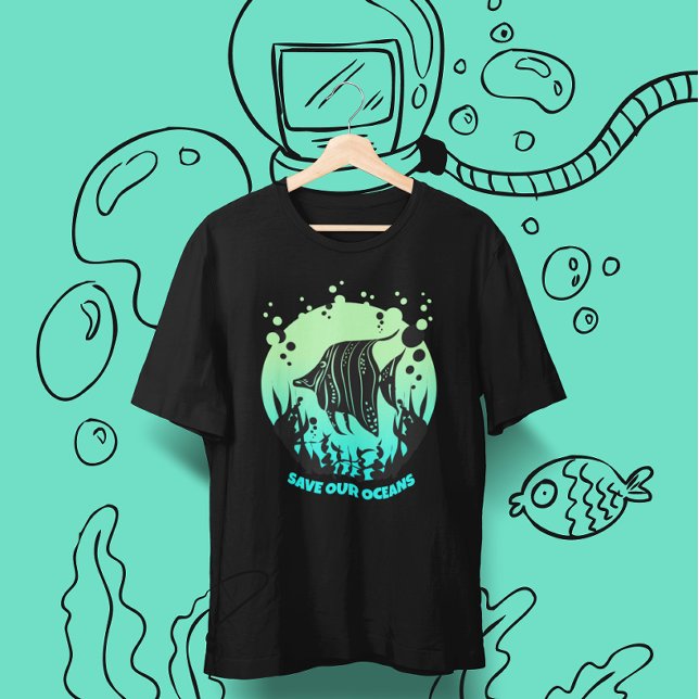 Camiseta Día para salvar nuestros océanos Día de la Tierra (Subido por el creador)