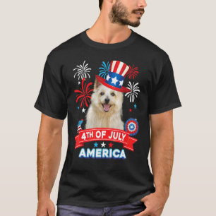 Camiseta Día Patriótico del 4 de Julio Norwich Terrier Perr