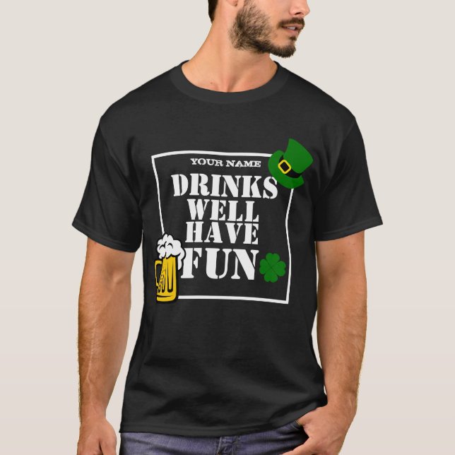 Camiseta Día personalizado de los clientes de san cirish (Anverso)