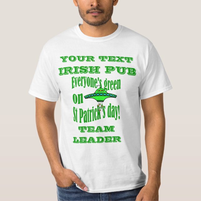 Camiseta Día personalizado de San Patricio (Anverso)