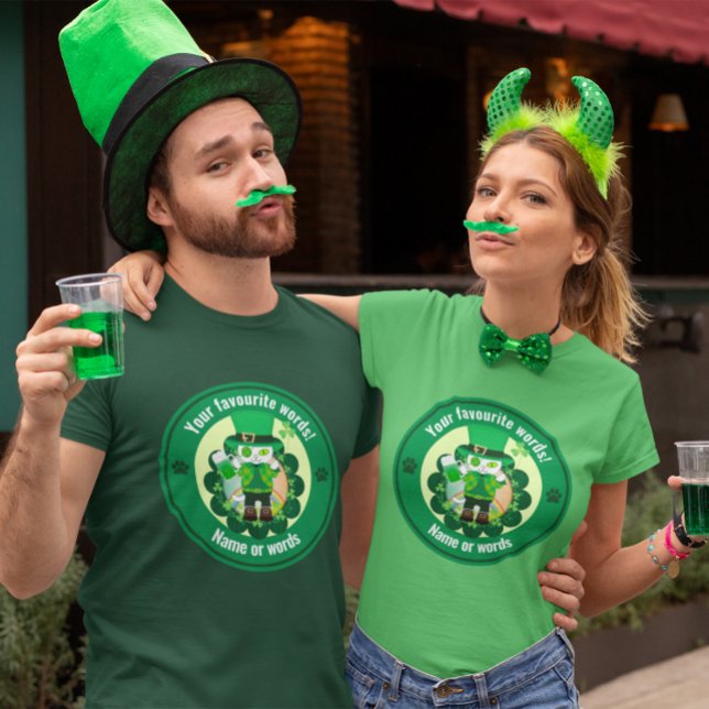 Camiseta Día personalizado de San Patricio (Personalized St. Patrick's Day T-Shirt)