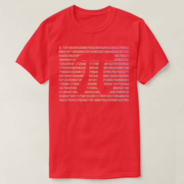 Camiseta Día Pi 3 (Diseño del anverso)