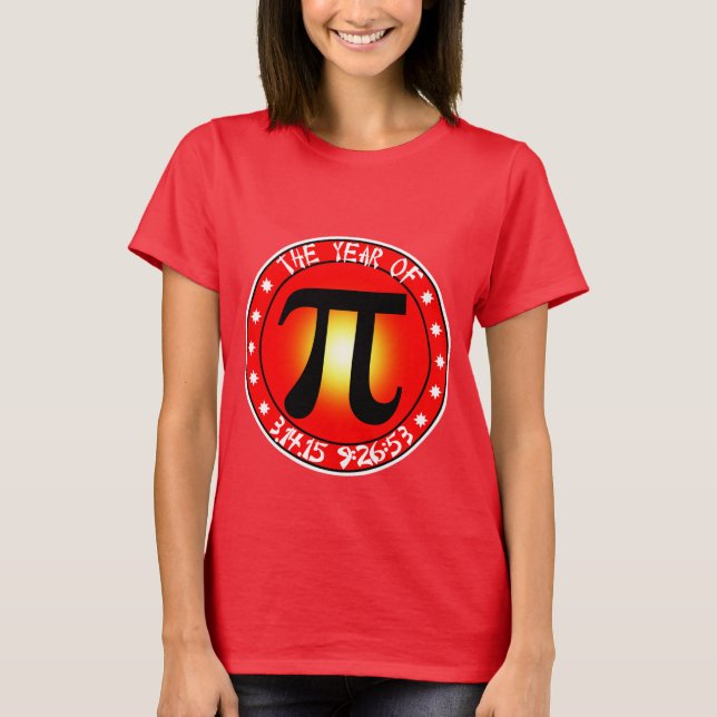 Camiseta Día Pi - Año de Pi 3/14/15 9:26:53 (Anverso)