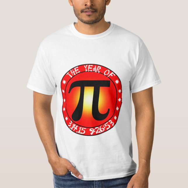 Camiseta Día Pi - Año de Pi 3/14/15 9:26:53 (Anverso)