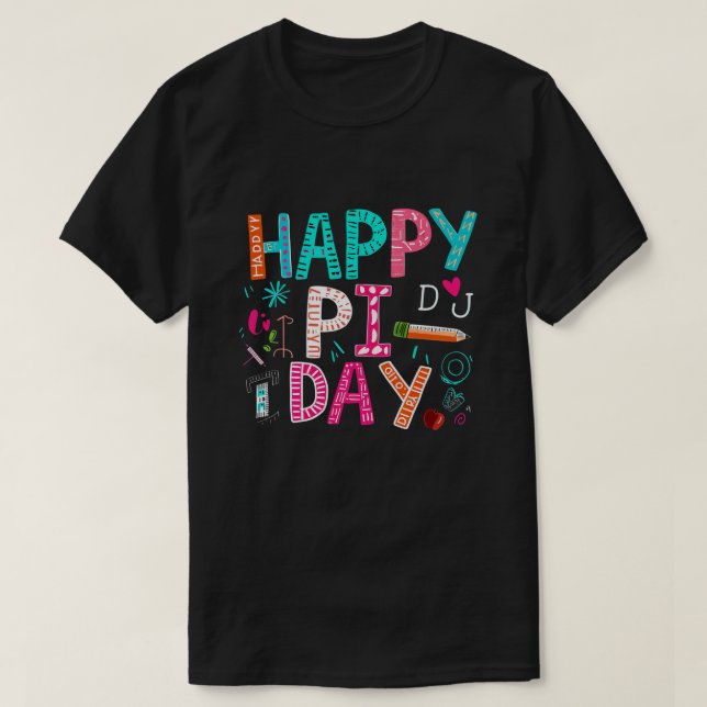 Camiseta Día Pi, Celebración Del Día Pi, Feliz Día Pi 2024 (Diseño del anverso)