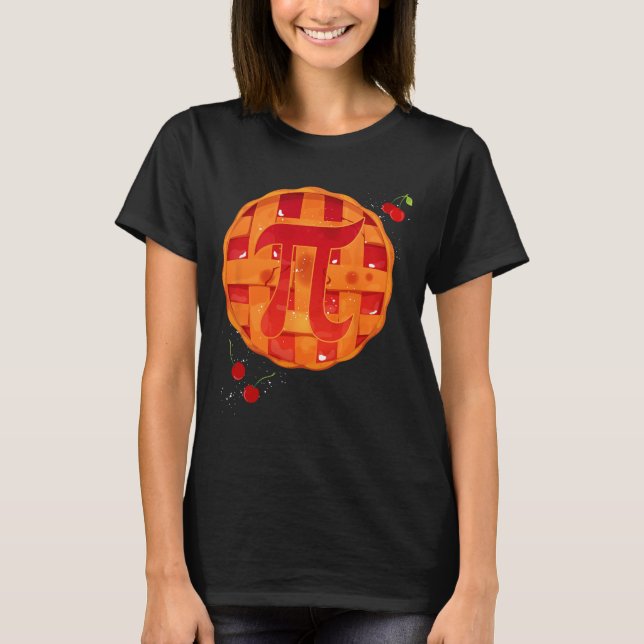 Camiseta Día Pi Cherry Pie Math Profesor Gracioso Día de Gr (Anverso)