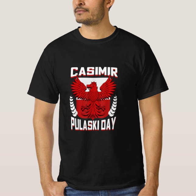 Camiseta Día polaco de Casimir Pulaski (Anverso)