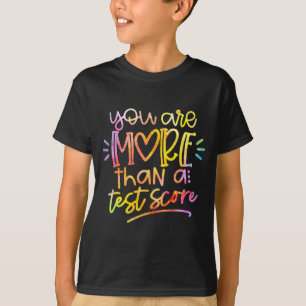 Camiseta Día Profesor Tye Dye Eres Más Que Una Puntuación D
