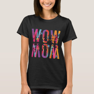 Camiseta Día Que Mamá Es Guau Al Revés Del Arte Mamá