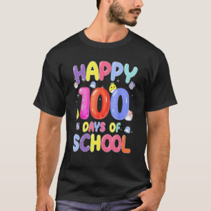 Camiseta Día Retro 100 Del Colegio Profesores Niños Niño Fe
