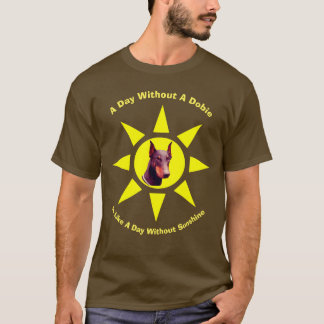 Camiseta Día Sin Dobie Doberman Pinscher