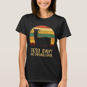 Camiseta Día sin problemas profesor de silueta de estudiant