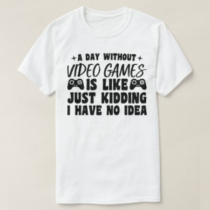 Camiseta Día sin videojuegos Jugador de cumpleaños Guay