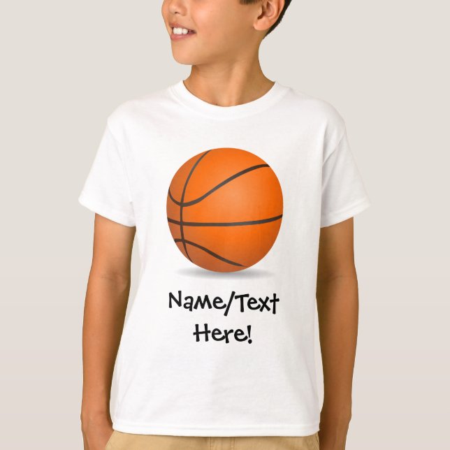 Camiseta Día soleado del baloncesto de los deportes del (Anverso)