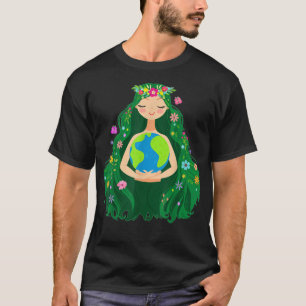 Camiseta Día Verde De La Madre Tierra Salve Nuestro Planeta