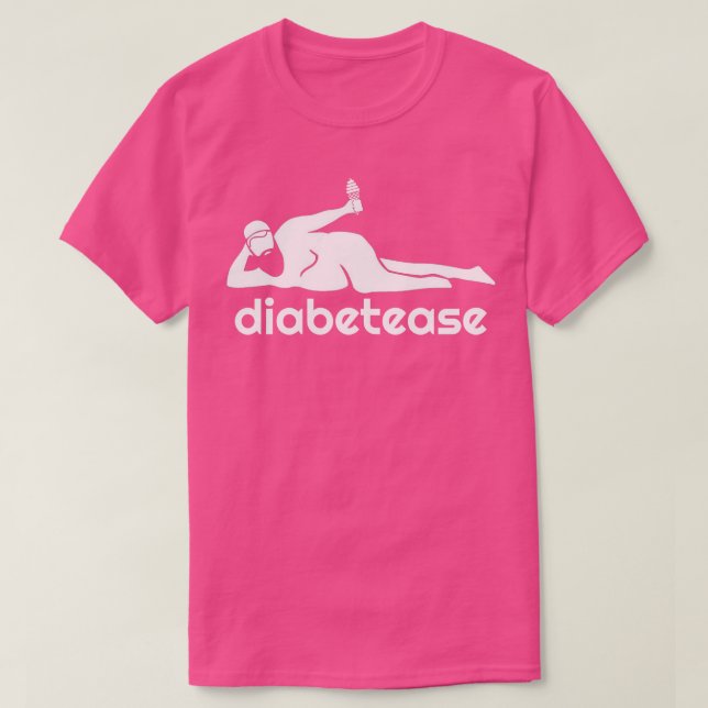 Camiseta diabetease hombres reales tener curvas (Diseño del anverso)
