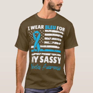 Camiseta Diabetes Awareness In November We Wear Blue For My