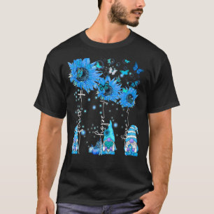 Camiseta Diabetes Conciencia Fe Esperanza Amor Gnome Cinta