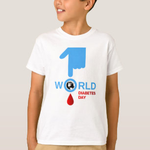 Camiseta Diabetes conciencia mundo diabetes día 14 de