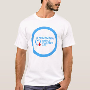 Camiseta Diabetes conciencia mundo diabetes día 14 de