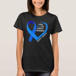 Camiseta Diabetes Día 2022 T1D T2D I Usa Azul Para La Diabe