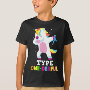 Camiseta Diabetes Diabéticos Diabéticos Tipo 1 Diabetes T1D