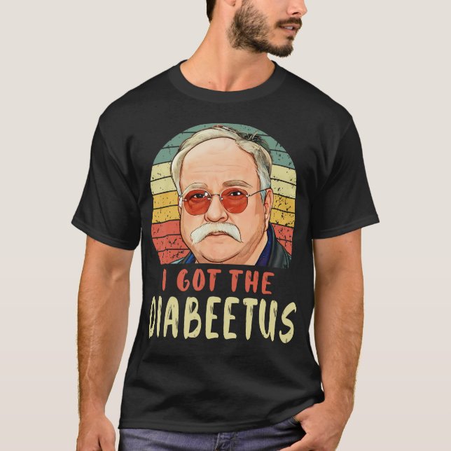 Camiseta Diabetes Diabéticos Graciosos Tipo 1 2 Sensibiliza (Anverso)