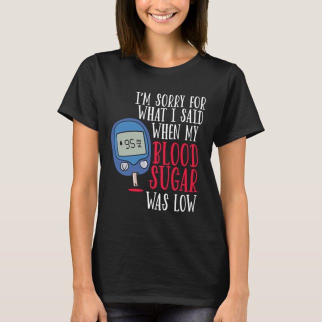 Camiseta Diabetes Divertida  (Anverso)
