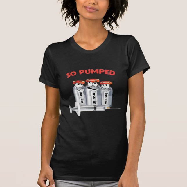 Camiseta Diabetes Insulina T1D Tipo 1 Enfermedad diabética (Anverso)