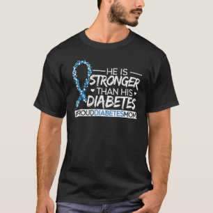Camiseta Diabetes Mamá Guerrero diabético