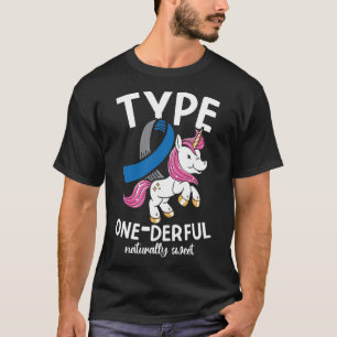 Camiseta Diabetes Naturalmente Dulces de Tipo Uno