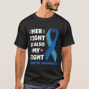 Camiseta Diabetes Su Lucha Es Mi Conciencia De La Lucha