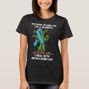 Camiseta Diabetes T1D Diabéticos Tipo 1 Diabetes Awareness 