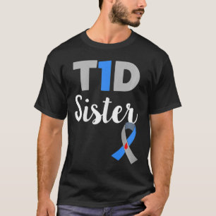 Camiseta Diabetes Tipo 1 Conciencia Concienciación Ayuda he