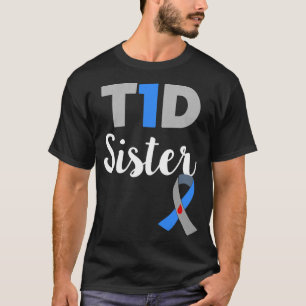 Camiseta Diabetes Tipo 1 Conciencia Concienciación Ayuda he