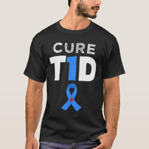 Camiseta Diabetes tipo 1 de cura: esperanza de concienciaci