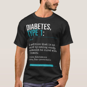 Camiseta Diabetes Tipo 1 Definición Enfermedad autoinmune