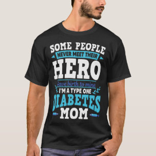 Camiseta Diabetes tipo 1 divertidos T1D Sensibilización sob
