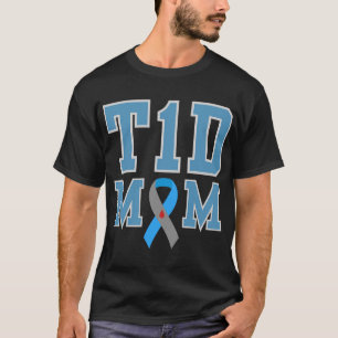 Camiseta Diabetes Tipo 1 T1D Diabetes Infantiles de Madre M