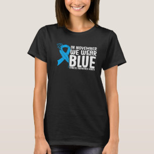 Camiseta diabetes tipo 1 T1D Vestimos Diabetes azules Conci