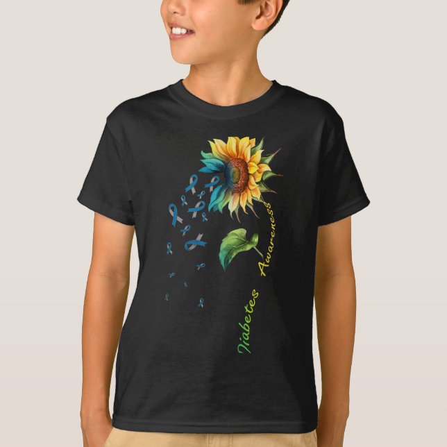 Camiseta Diabetes Tipo 1 Tipo 2 (Anverso)