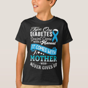 Camiseta Diabetes Tipo Uno Para La Diabética De La Cinta Az