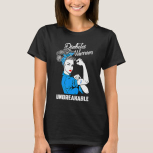 CAMISETA DIABETES WARRIOR CONCIENCIAS DE DIABETES INDEPENDI